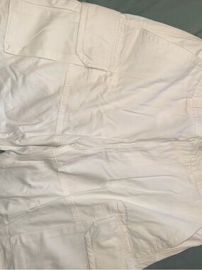 Polo by Ralph Lauren White Cotton Cargo shorts